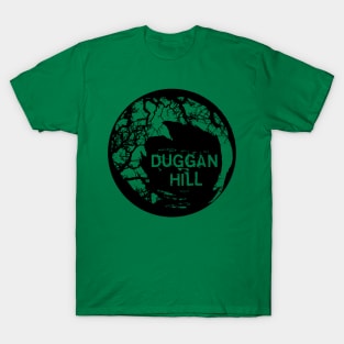 Duggan Hill - White on Black T-Shirt